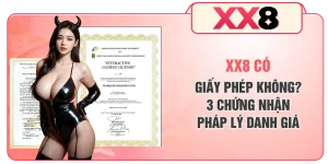 XX8 Có Giấy Phép Không? 3 Chứng Nhận Pháp Lý Danh Giá